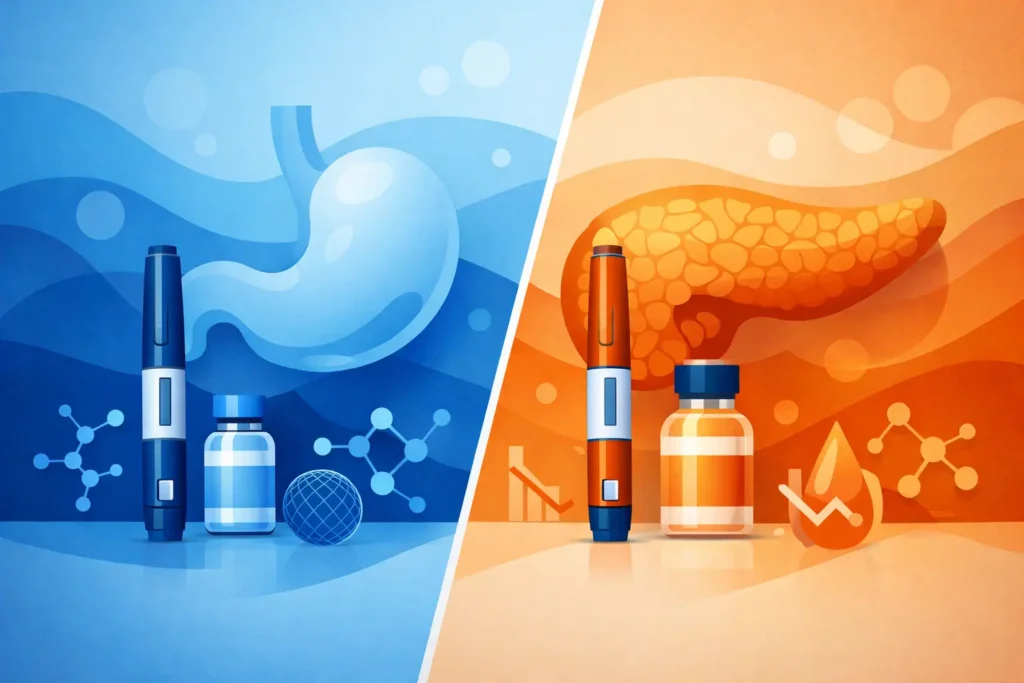 Difference Between Semaglutide and Tirzepatide